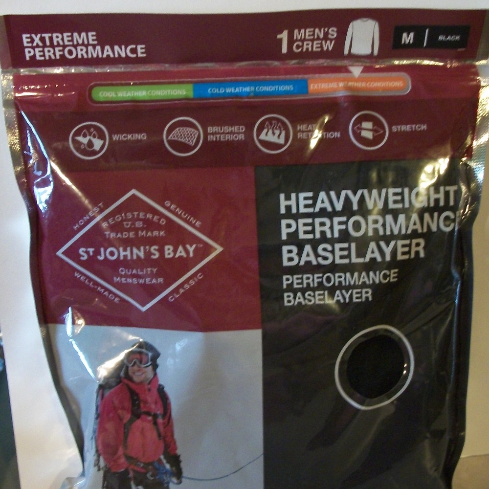 NIP St. John's Bay Extreme Performance Crew Size M